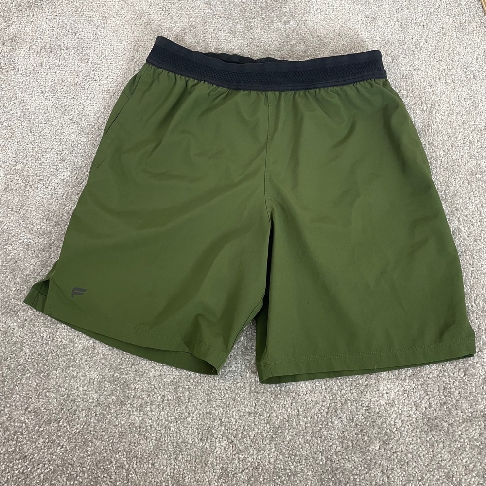 Fabletics Shorts Mens Small Fundamental Olive Green Athletic Training
